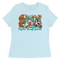 Baby Blue physical therapy assistant olivia Ladies Tee - OliviaCreatesArt