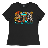 Black physical therapy assistant olivia Ladies Tee - OliviaCreatesArt