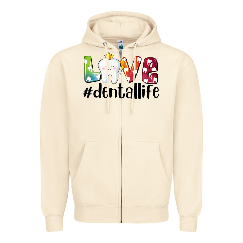 Love Dentallife Zipper Hoodie by AdoDesignShop | Teevron