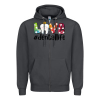 Smoke love dentallife Zipper Hoodie - AdoDesignShop