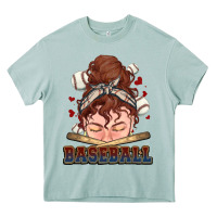 Arona Messy bun Baseball Heavy Core Tee - HowdyJamesFarm
