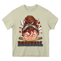 Mossy Messy bun Baseball Heavy Core Tee - HowdyJamesFarm
