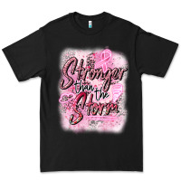 Black stronger than the storm Premium Tee - CowGirlArtShop