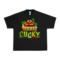 Black St. Patrick's lucky one Urban Heavy Tee - FaDigitalArtStudio