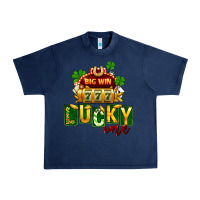 Navy St. Patrick's lucky one Urban Heavy Tee - FaDigitalArtStudio