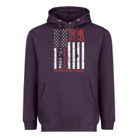 Plum thank you for your service   veterans day t Heavyweight Hoodie - maiPhamDesign