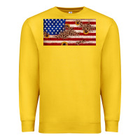 Lemon American flag leopard sunflower Premium Sweatshirt - JahusDesignShop