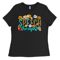 Black speech therapist Ladies Tee - OliviaCreatesArt