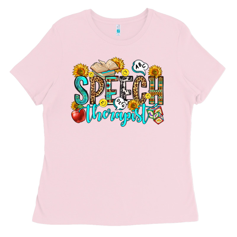 Speech Therapist Ladies Tee by OliviaCreatesArt | Teevron