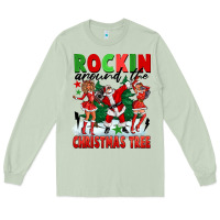 Matcha Rockin Around The Christmas Tree Long Sleeve Tee - FaDigitalArtStudio