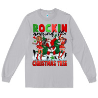 Moon Dust Rockin Around The Christmas Tree Long Sleeve Tee - FaDigitalArtStudio