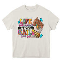 Cream Life isn't perfect but your nails can be Heavy Core Tee - RanaPortraitStore