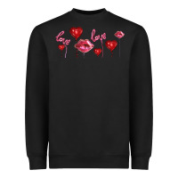 Black love and  love balloons Heavyweight Sweatshirt - AdoDesignShop