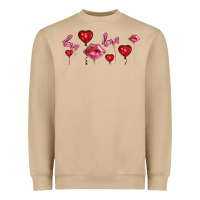 Love And  Love Balloons Heavyweight Sweatshirt | Teevron