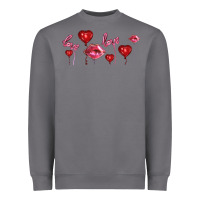Storm love and  love balloons Heavyweight Sweatshirt - AdoDesignShop
