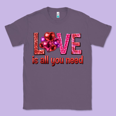 Love Is All You Need Valentine's Day Classic Tee Designed By Howdyjamesfarm