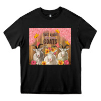 Black just a girl who loves goats tumbler Heavy Core Tee - TumblerDesignByShophia