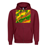 Burgundy st patricks coin and shamrock Zipper Hoodie - AdoDesignShop