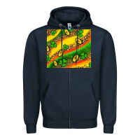 Navy st patricks coin and shamrock Zipper Hoodie - AdoDesignShop