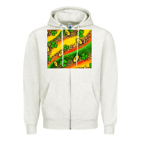 Oatmeal Heather st patricks coin and shamrock Zipper Hoodie - AdoDesignShop