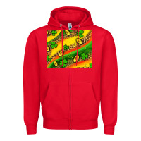 Red st patricks coin and shamrock Zipper Hoodie - AdoDesignShop