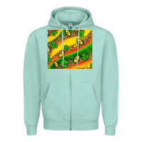 Seafoam st patricks coin and shamrock Zipper Hoodie - AdoDesignShop