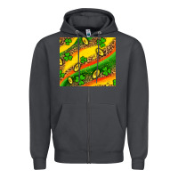 Smoke st patricks coin and shamrock Zipper Hoodie - AdoDesignShop