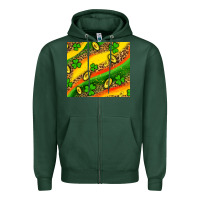 Sports Green st patricks coin and shamrock Zipper Hoodie - AdoDesignShop