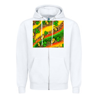 White st patricks coin and shamrock Zipper Hoodie - AdoDesignShop