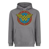 Storm Wonder Woman Vintage Emblem Heavyweight Hoodie - maiPhamDesign