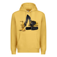 Antique Gold Feller Buncher Premium Hoodie - LillyAllenDesigns