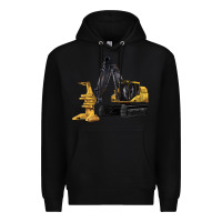 Black Feller Buncher Premium Hoodie - LillyAllenDesigns