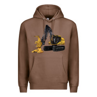 Chestnut Feller Buncher Premium Hoodie - LillyAllenDesigns