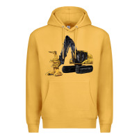 Mustard Feller Buncher Premium Hoodie - LillyAllenDesigns