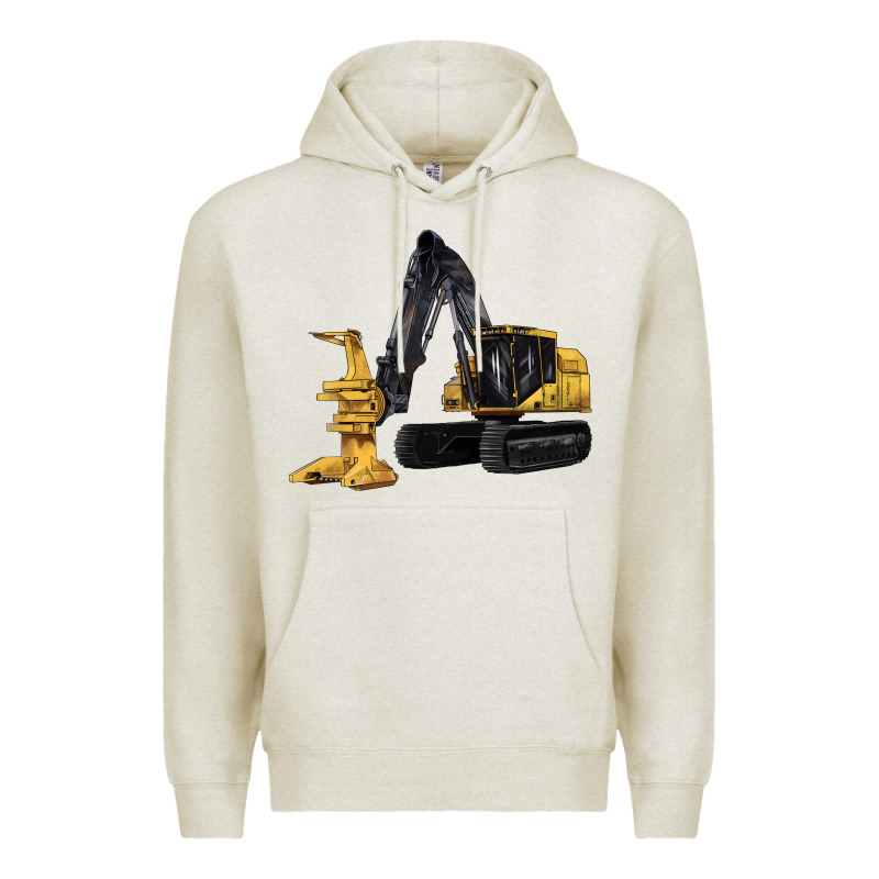 Feller Buncher Premium Hoodie by LillyAllenDesigns | Teevron