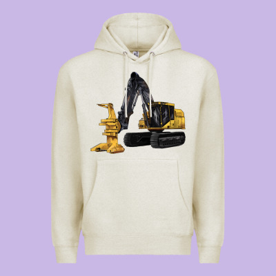 Feller Buncher Premium Hoodie Designed By Lillyallendesigns