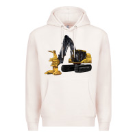 Pale Pink Feller Buncher Premium Hoodie - LillyAllenDesigns