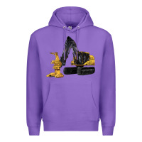 Purple Feller Buncher Premium Hoodie - LillyAllenDesigns
