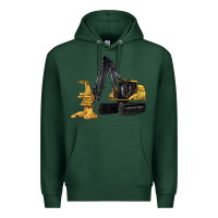 Sports Green Feller Buncher Premium Hoodie - LillyAllenDesigns