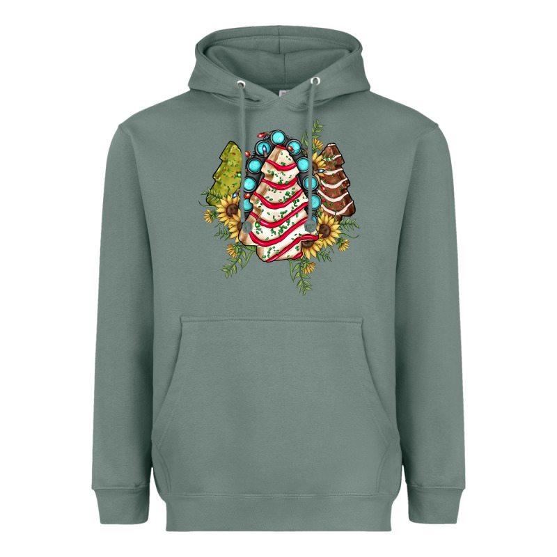 Little Debbie Tree Cakes Sunflower Gemstone Heavyweight Hoodie by JahusDesignShop | Teevron
