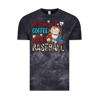 Cloud Black I Run On Coffee And Baseball Frappe Vintage Tee - FaDigitalArtStudio
