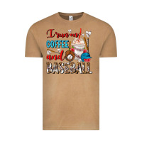 Vintage Camel I Run On Coffee And Baseball Frappe Vintage Tee - FaDigitalArtStudio