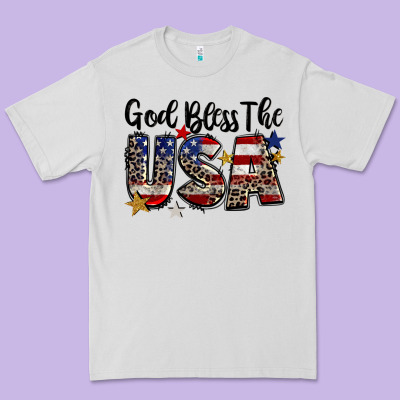 God Bless The Usa Premium Tee Designed By Cowgirlartshop