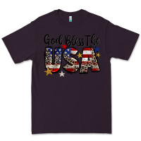 Plum god bless the usa Premium Tee - CowGirlArtShop