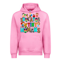 Fuchsia Pink Educator of tiny humans Urban Hoodie - RanaPortraitStore
