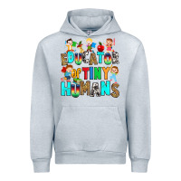 Heather Grey Educator of tiny humans Urban Hoodie - RanaPortraitStore