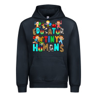 Navy Educator of tiny humans Urban Hoodie - RanaPortraitStore