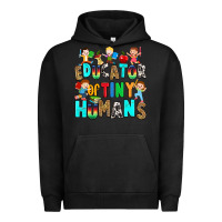 Pigment Black Educator of tiny humans Urban Hoodie - RanaPortraitStore