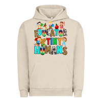 Pigment French Oak Educator of tiny humans Urban Hoodie - RanaPortraitStore
