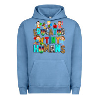 Pigment Pebble Blue Educator of tiny humans Urban Hoodie - RanaPortraitStore